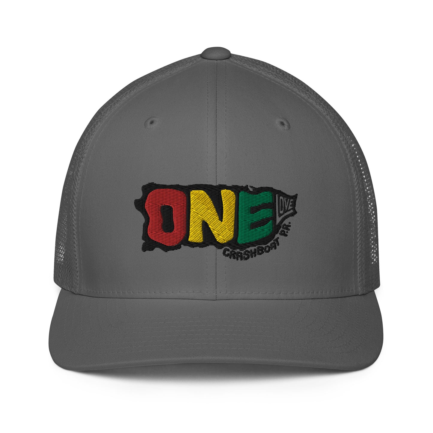 One Love Closed-Back Trucker Cap