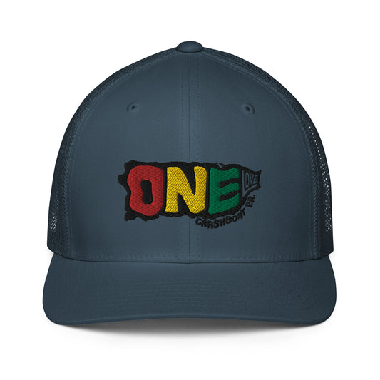 One Love Closed-Back Trucker Cap