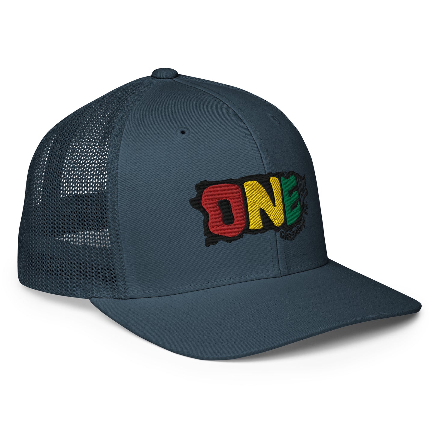 One Love Closed-Back Trucker Cap