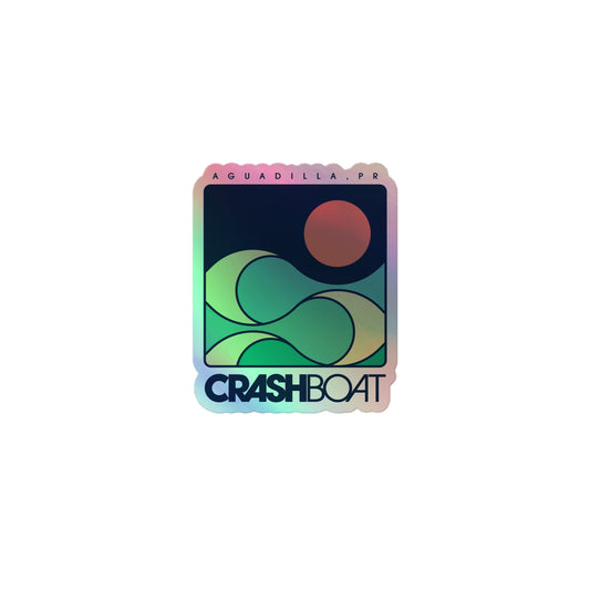 Mountain & Wave Holographic Stickers