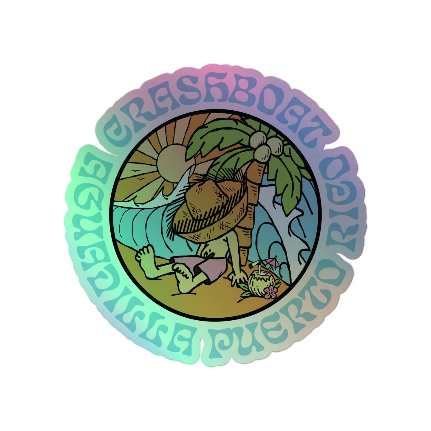 Siesta Holographic Stickers