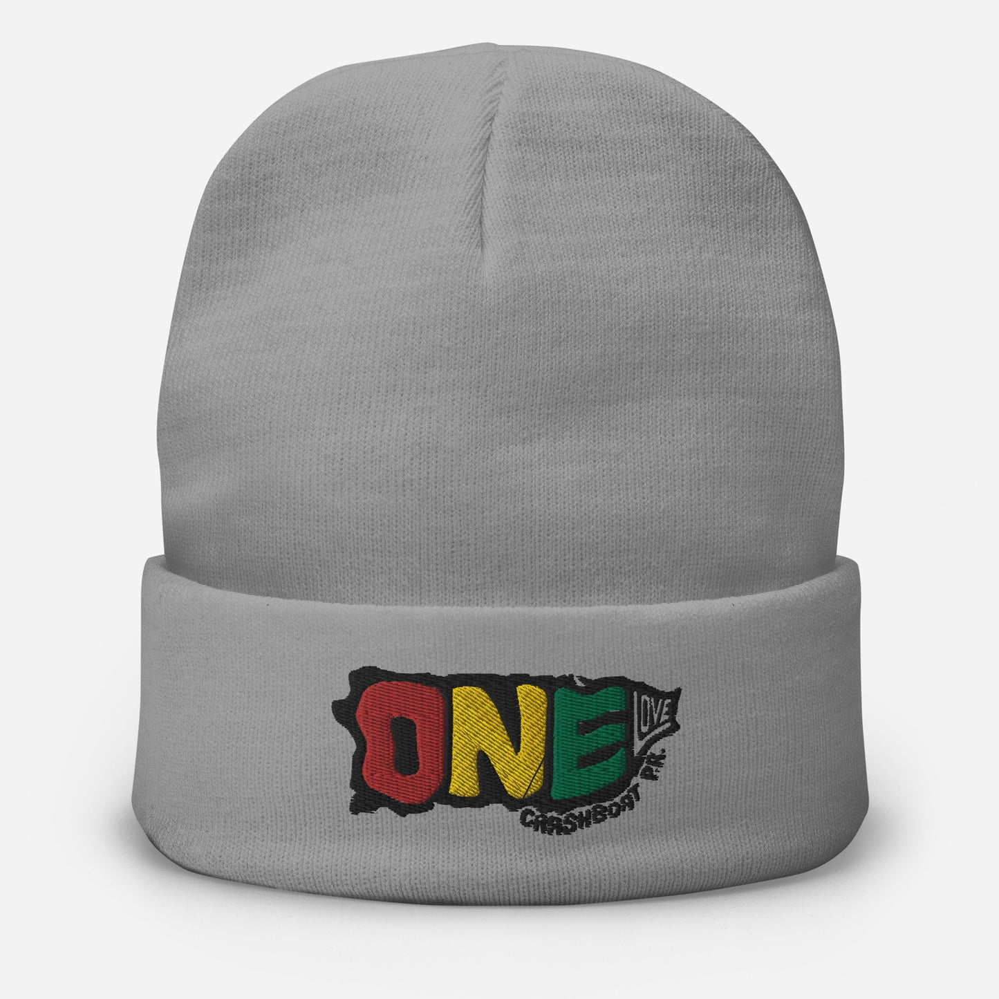 One Love Embroidered Beanie
