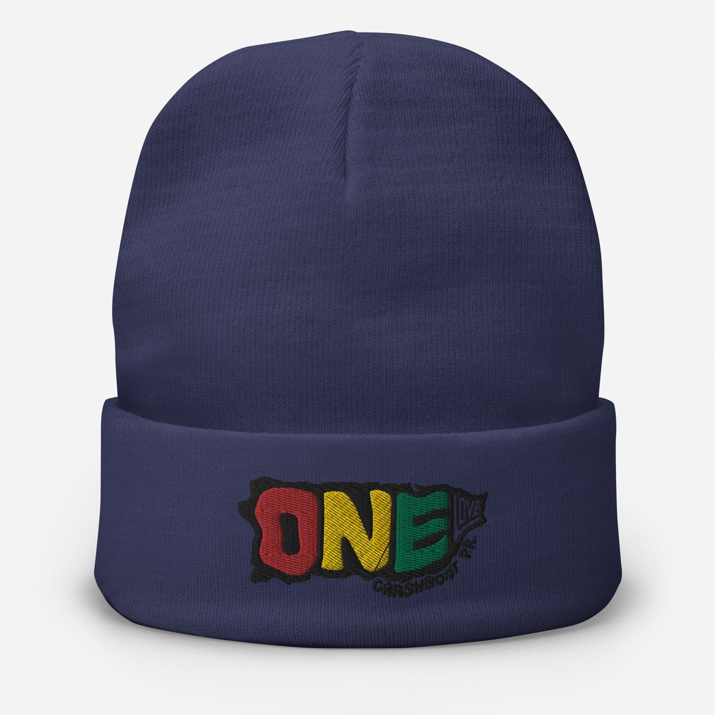 One Love Embroidered Beanie