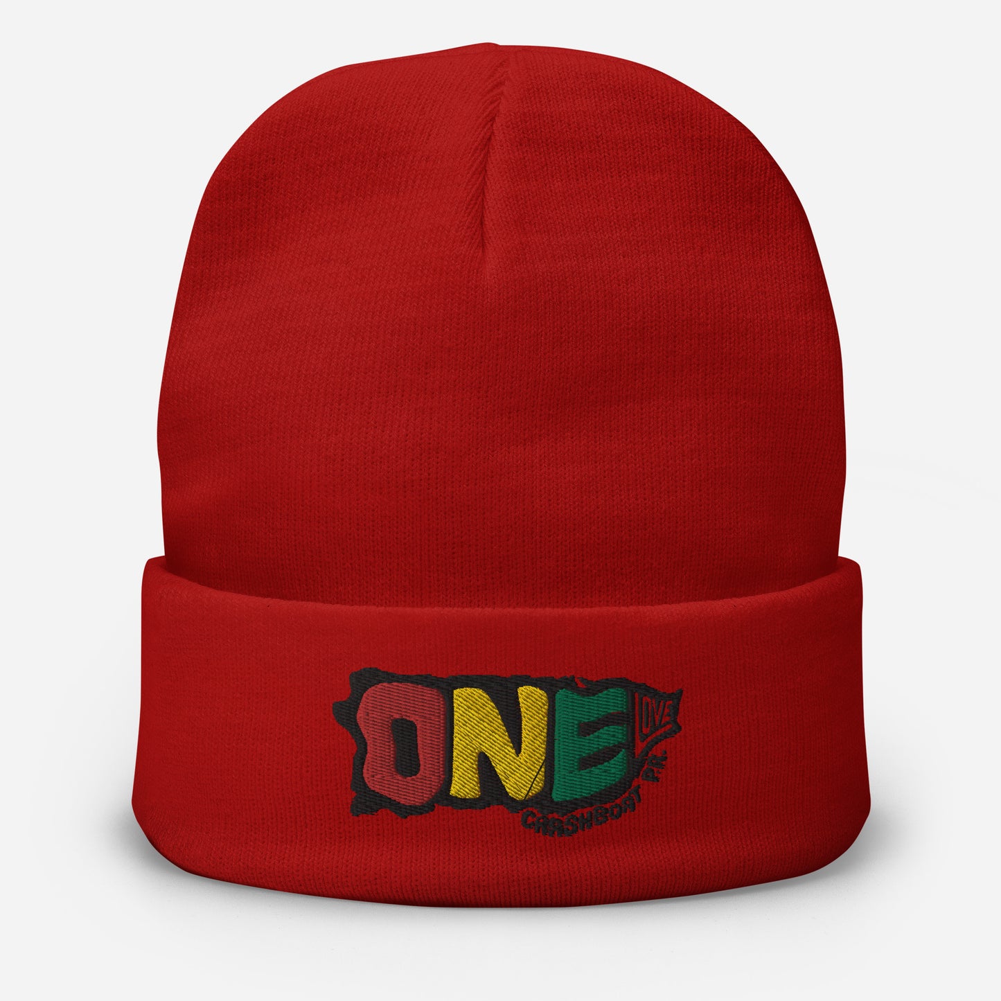 One Love Embroidered Beanie