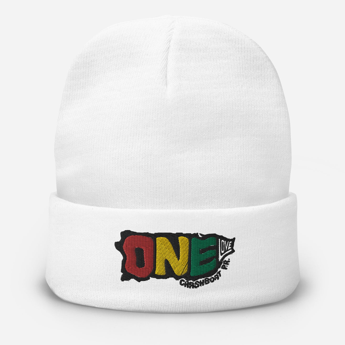 One Love Embroidered Beanie