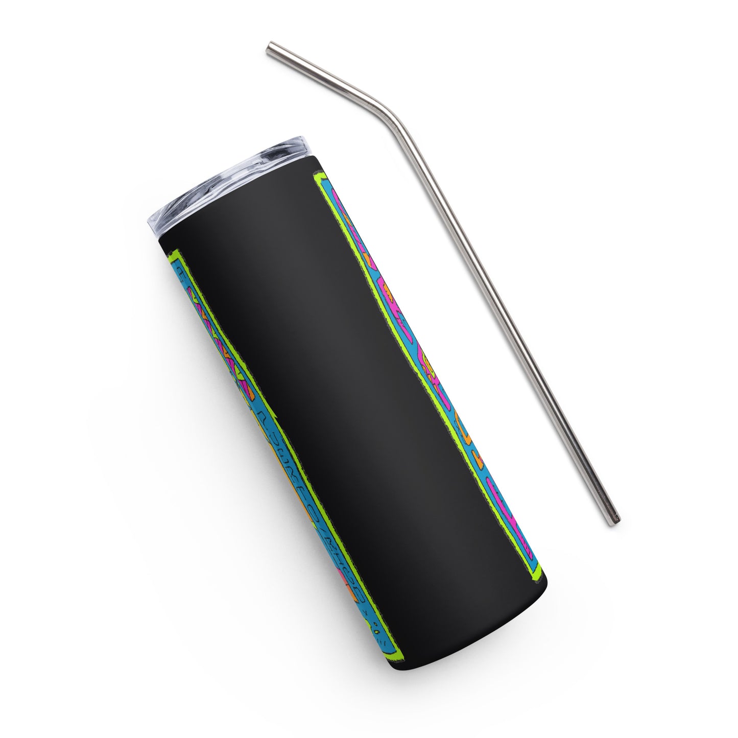80s Palm Stainless Steel Tumbler