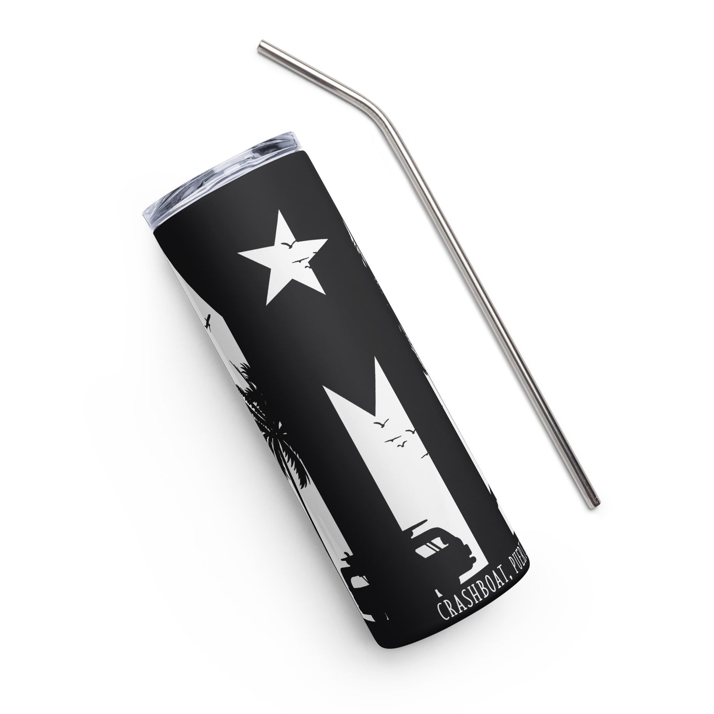 Black Flag Stainless Steel Tumbler