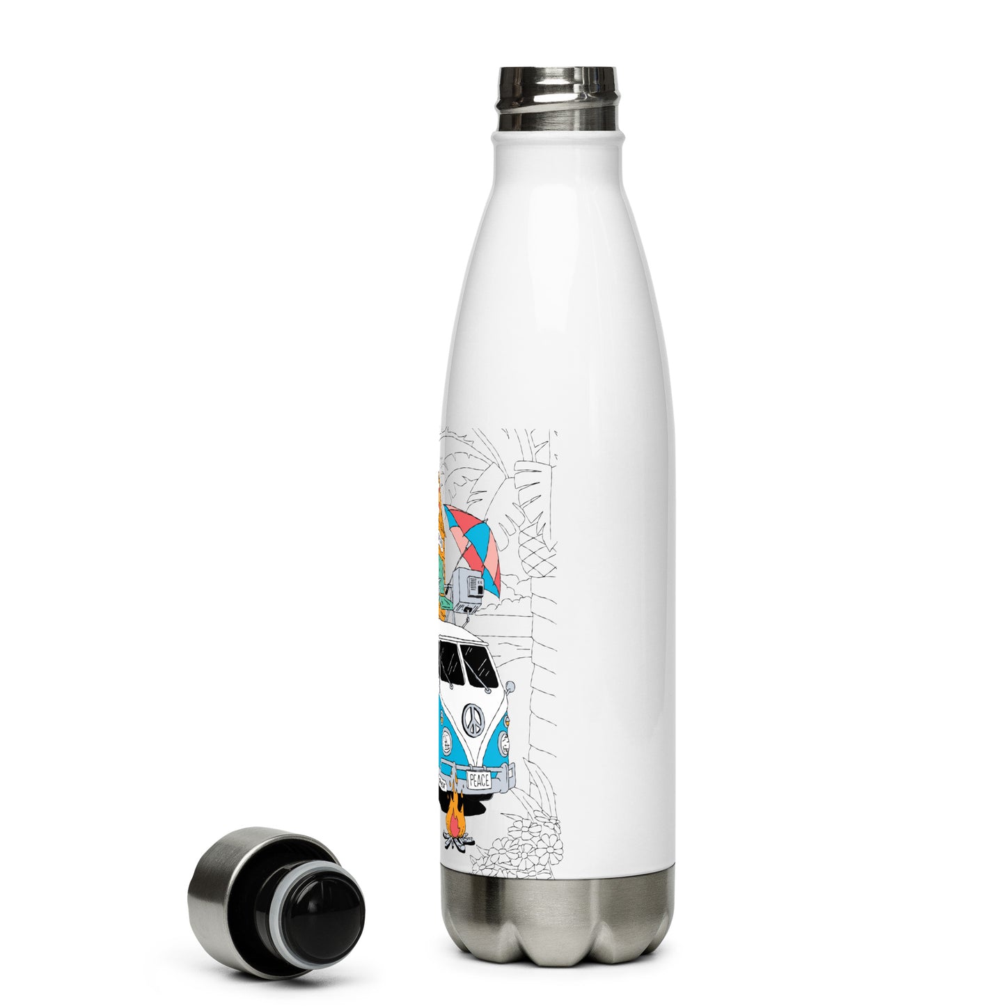 Turtle 4 Stainless Steel Water Bottle