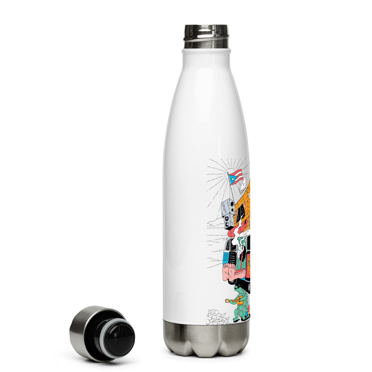 Turtle 4 Stainless Steel Water Bottle