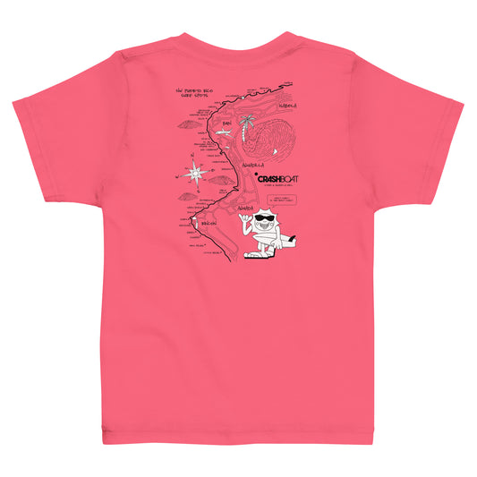 Surf Map Toddler Tee