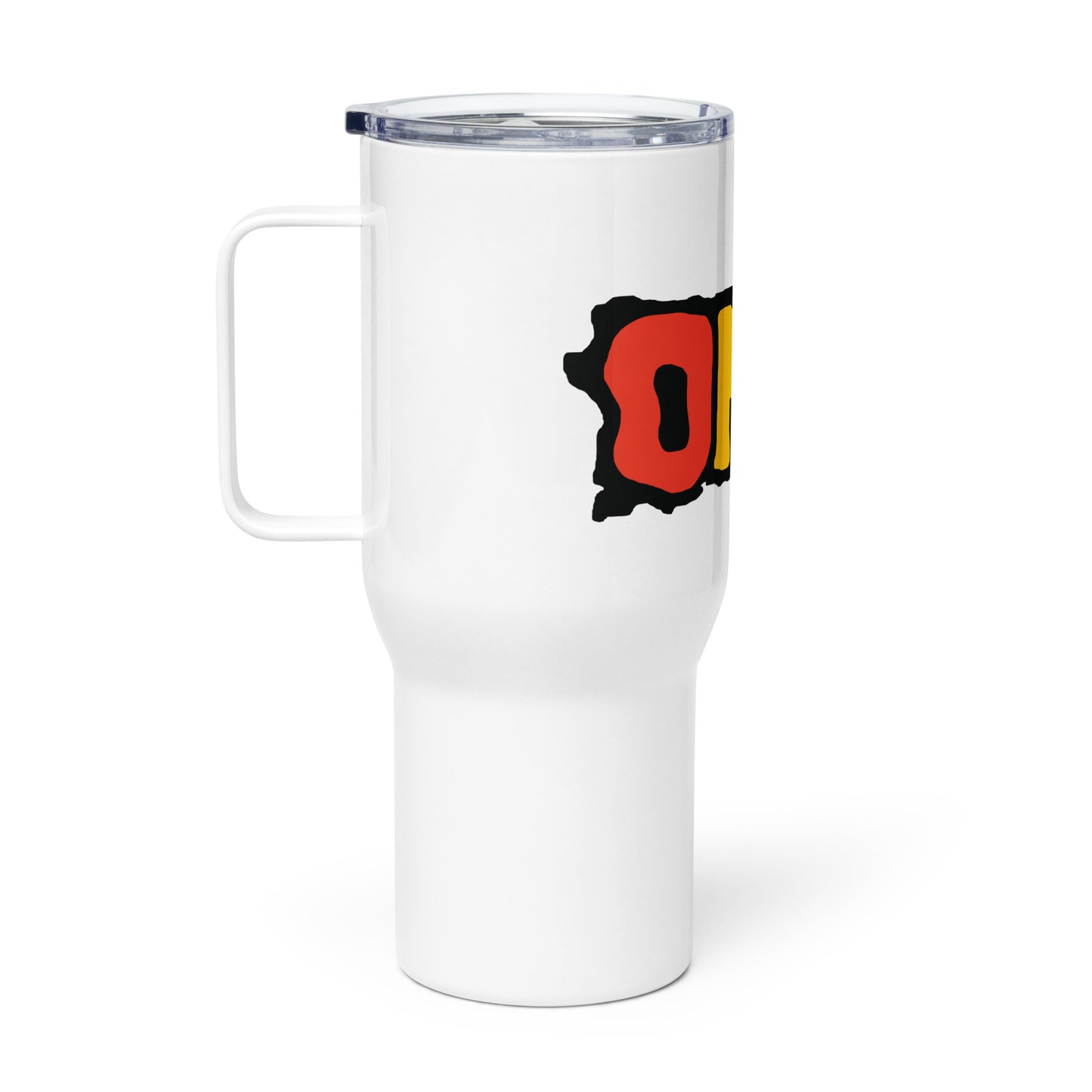 One Love Travel Mug with a Handle