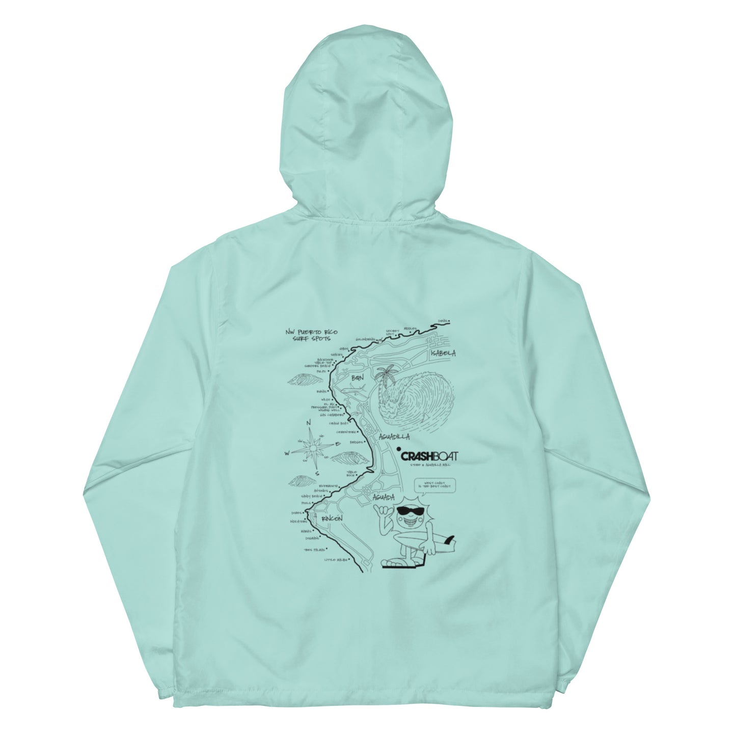 Surf Map Windbreaker