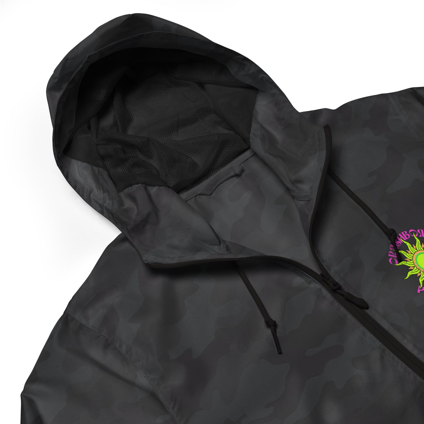 Retro Frame Wave Windbreaker