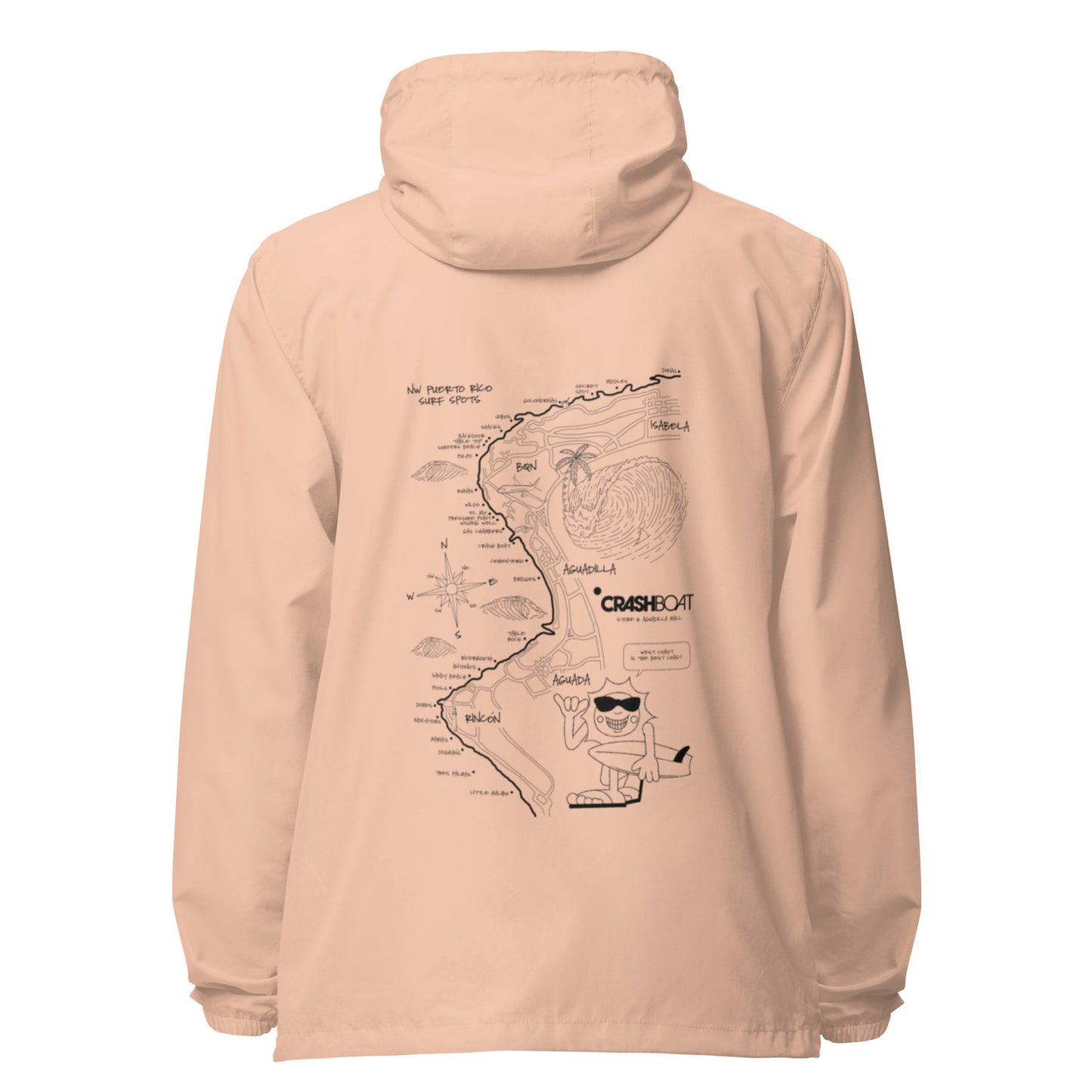 Surf Map Windbreaker