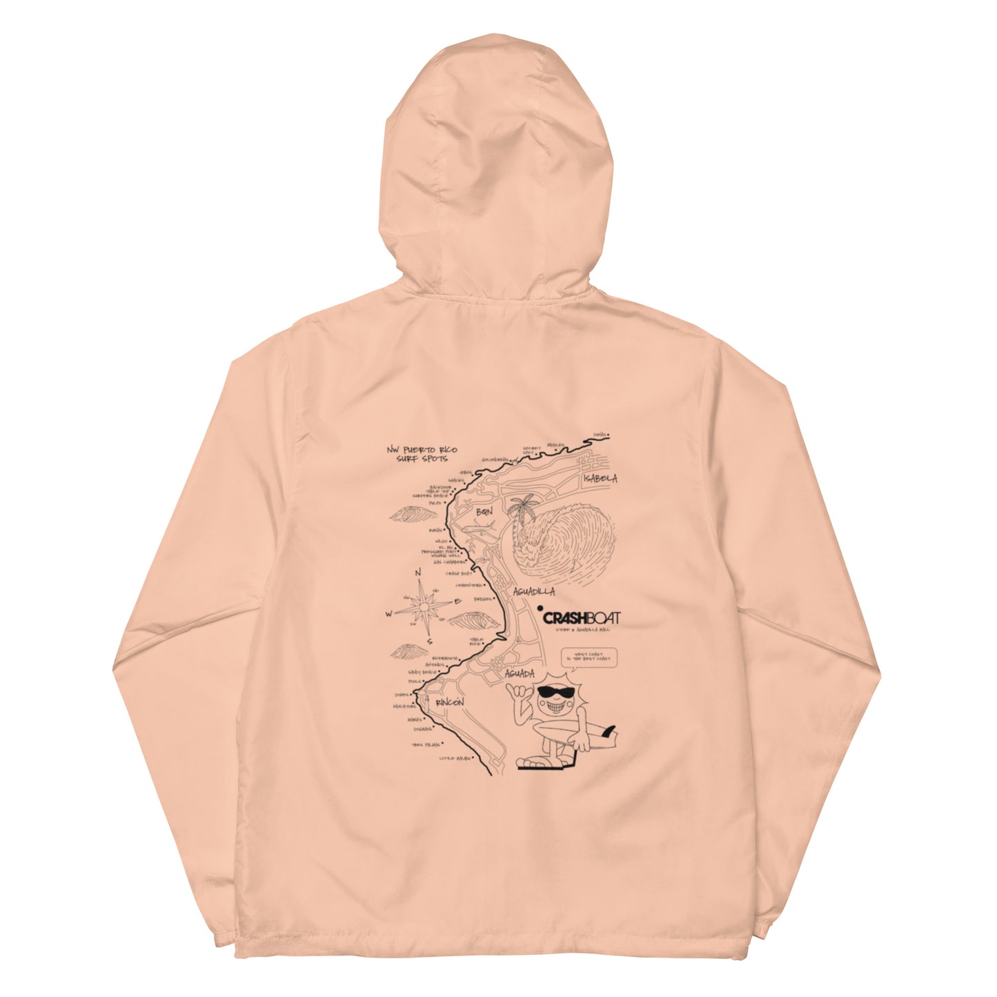Surf Map Windbreaker