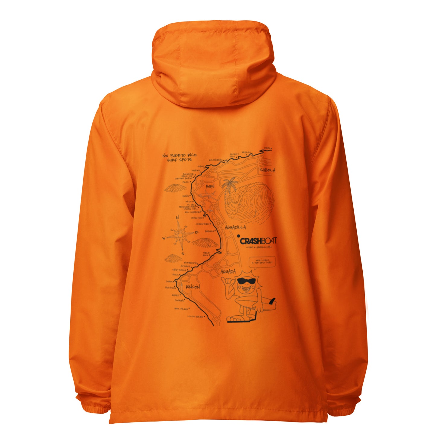Surf Map Windbreaker