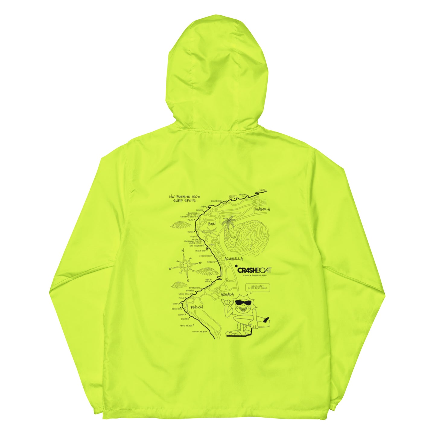 Surf Map Windbreaker
