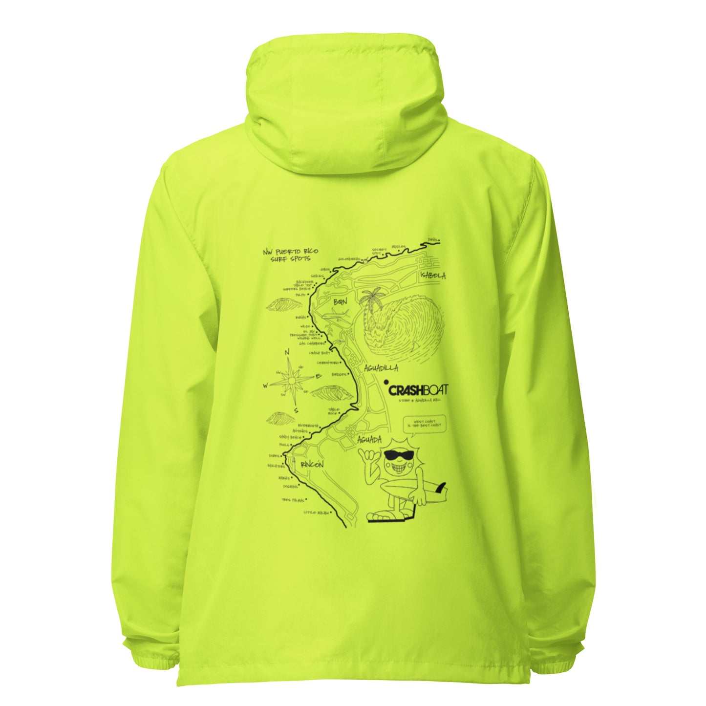Surf Map Windbreaker