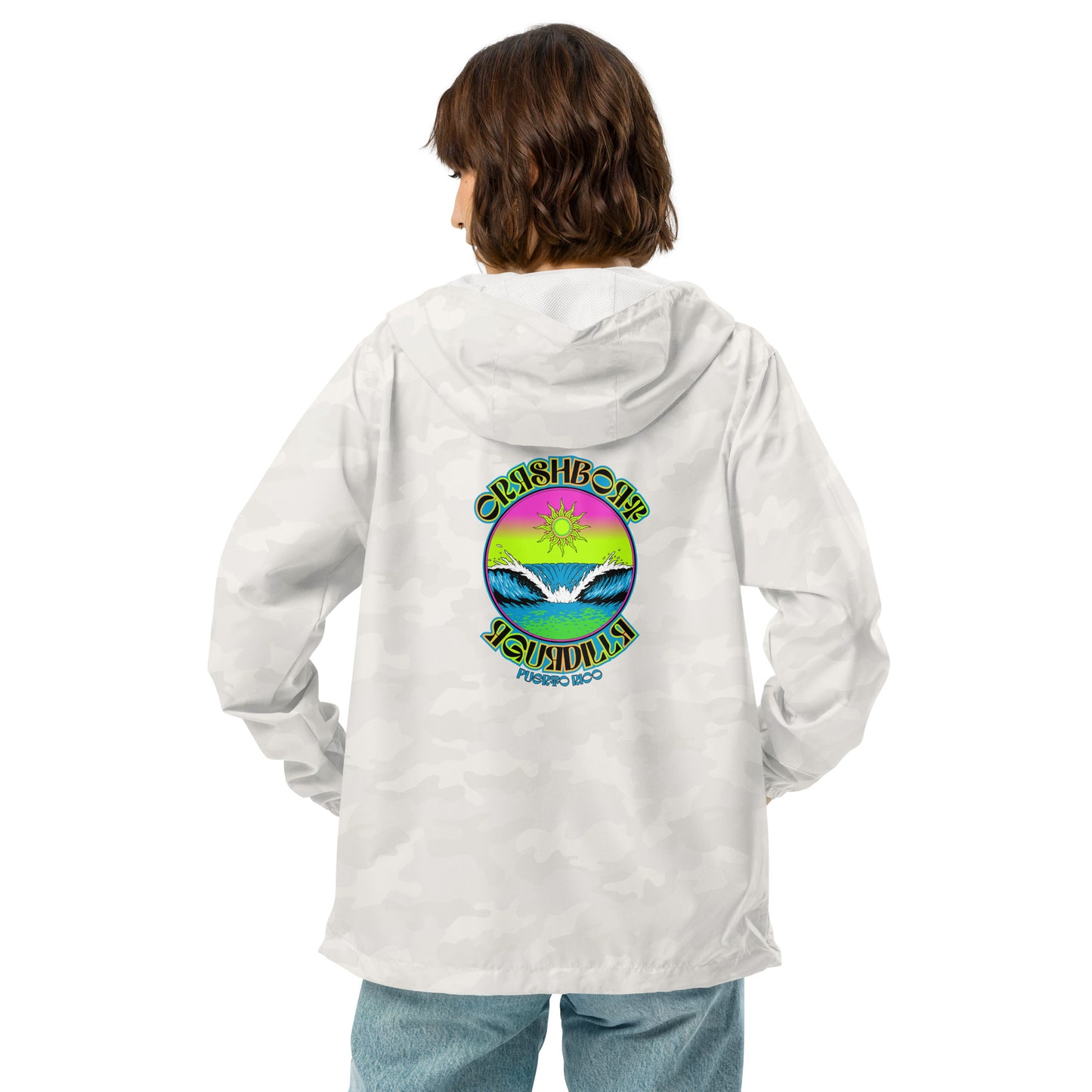 Retro Frame Wave Windbreaker