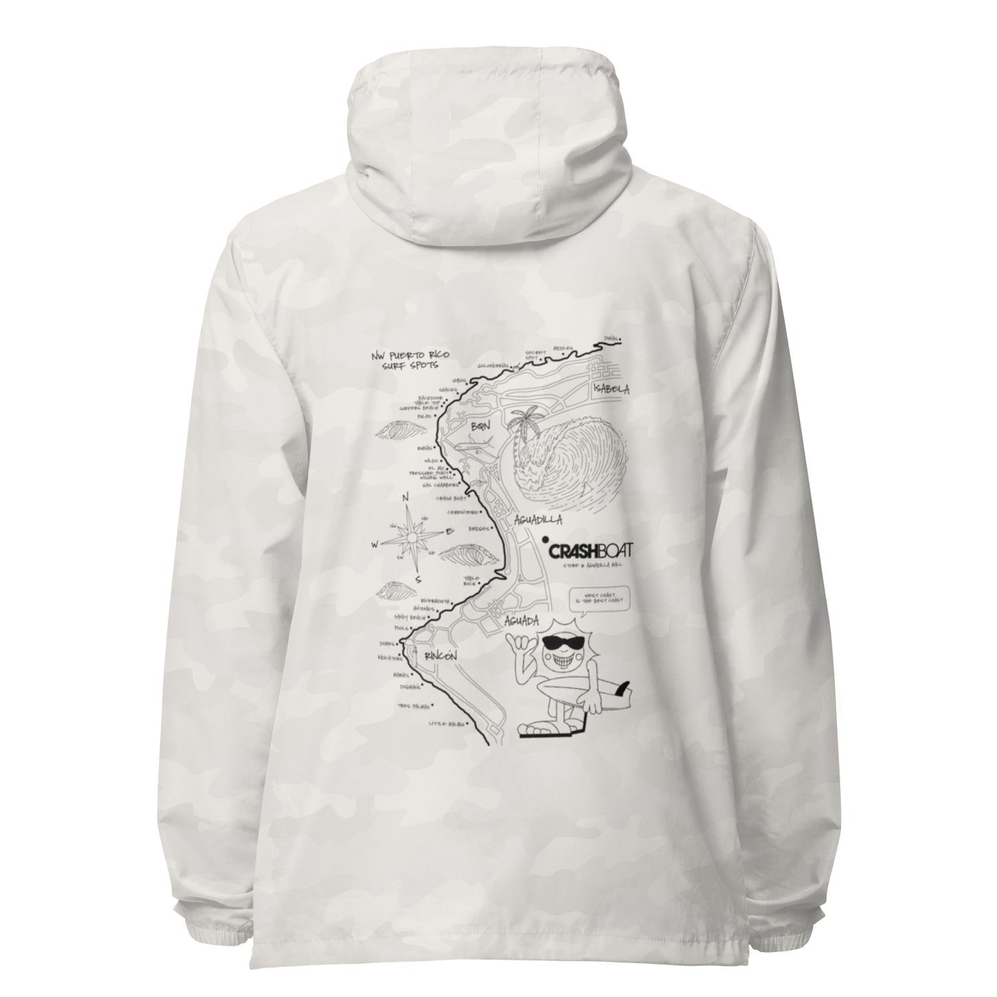 Surf Map Windbreaker