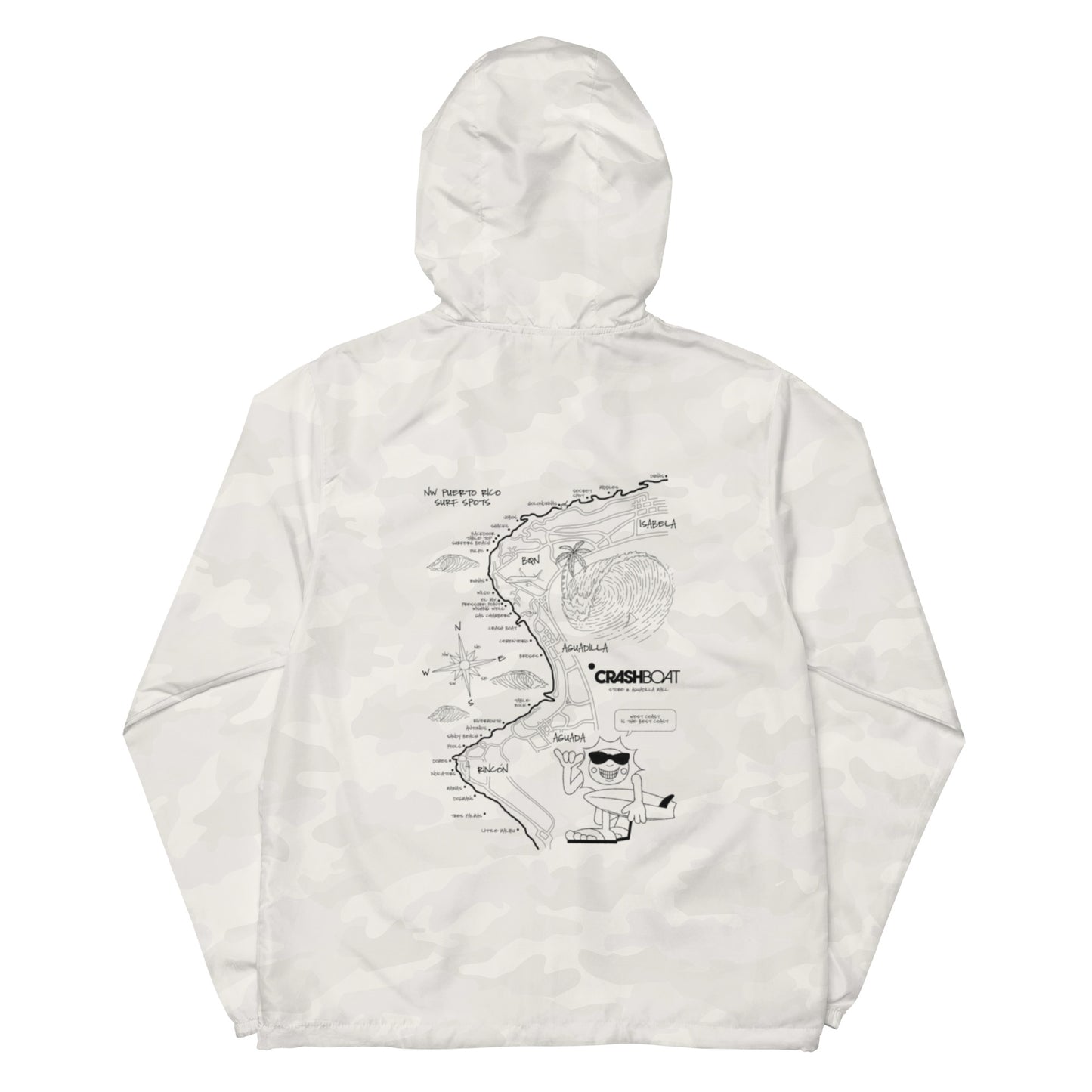 Surf Map Windbreaker