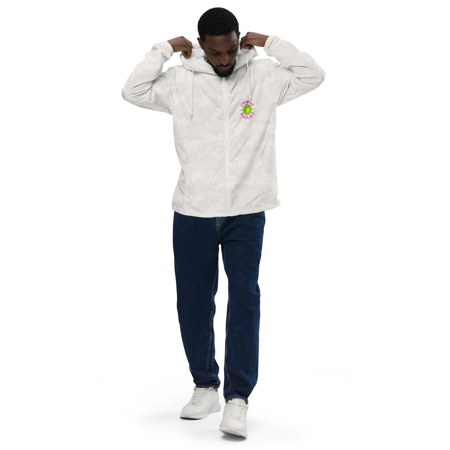 Retro Frame Wave Windbreaker