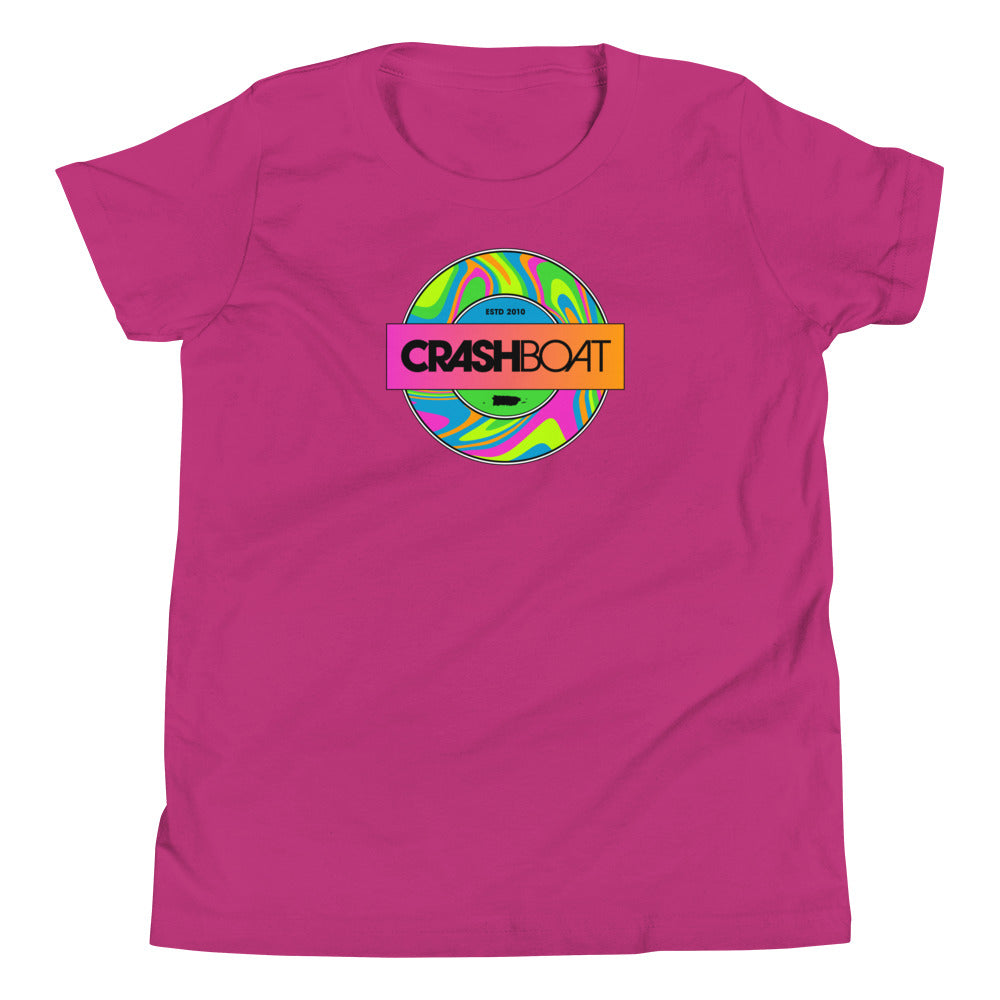 80s Circle Badge Youth Short Sleeve Tee