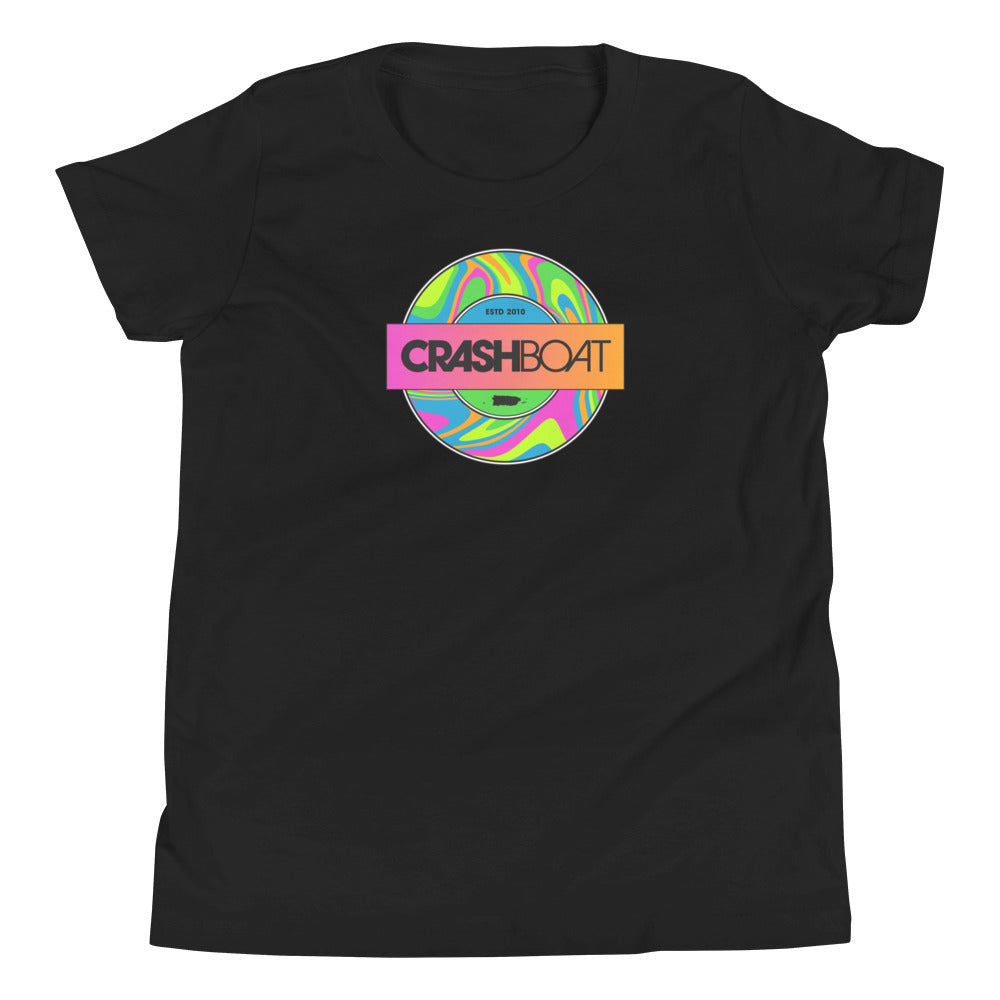 80s Circle Badge Youth Short Sleeve Tee
