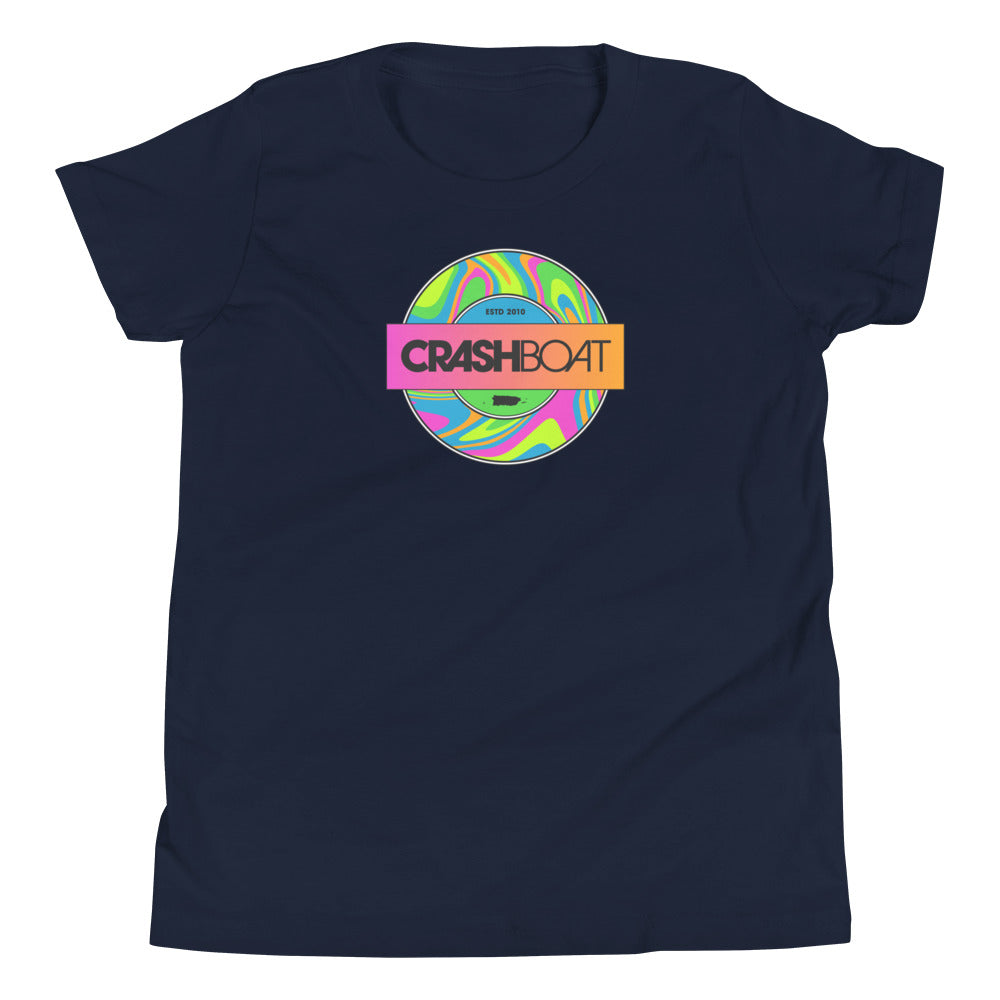 80s Circle Badge Youth Short Sleeve Tee