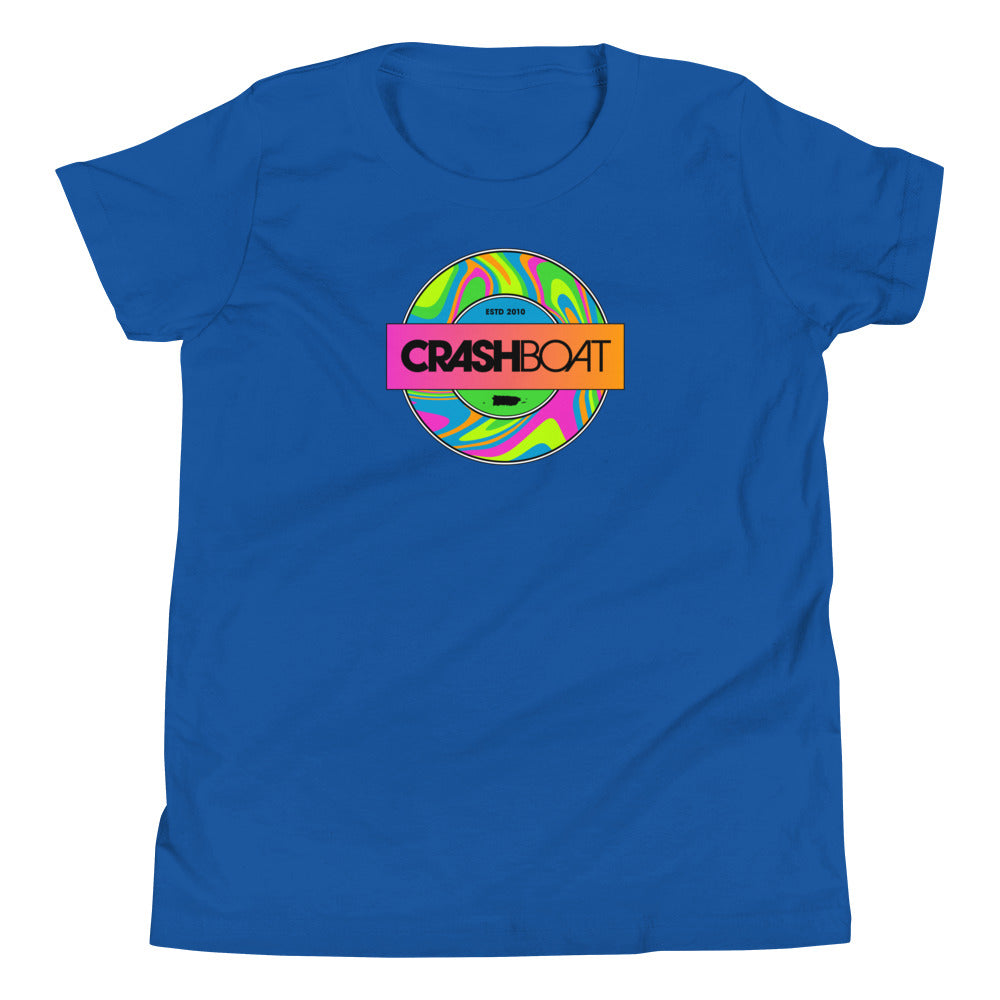 80s Circle Badge Youth Short Sleeve Tee