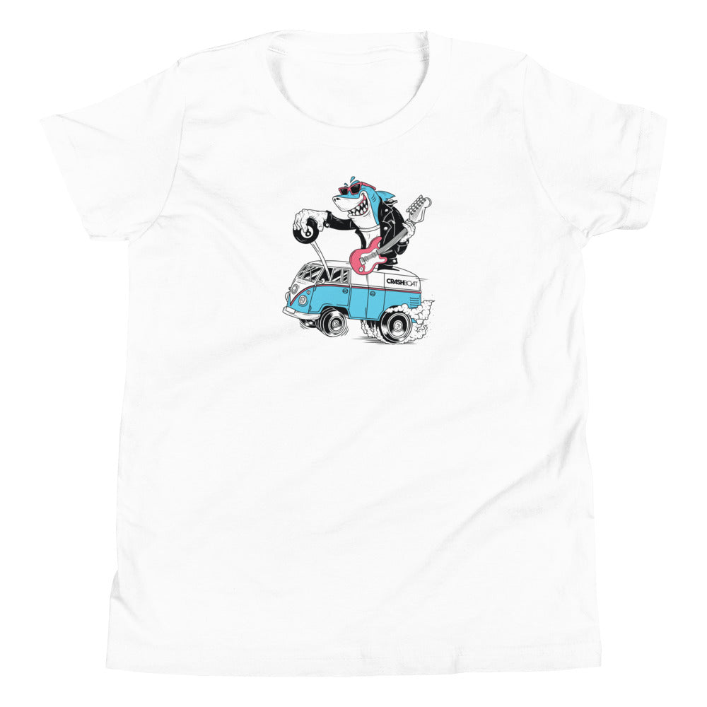Rockabilly Shark Youth Short Sleeve Tee