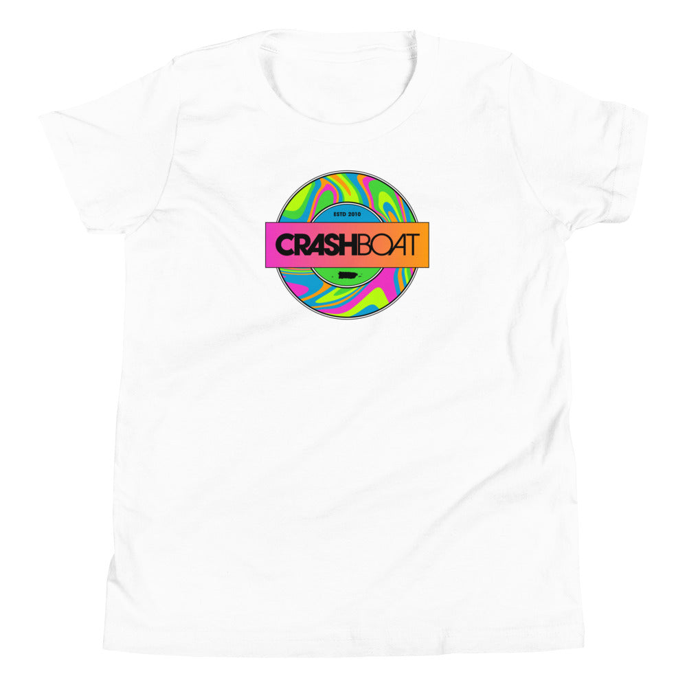 80s Circle Badge Youth Short Sleeve Tee