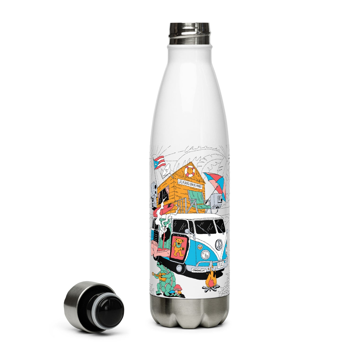 Turtle 4 Stainless Steel Water Bottle