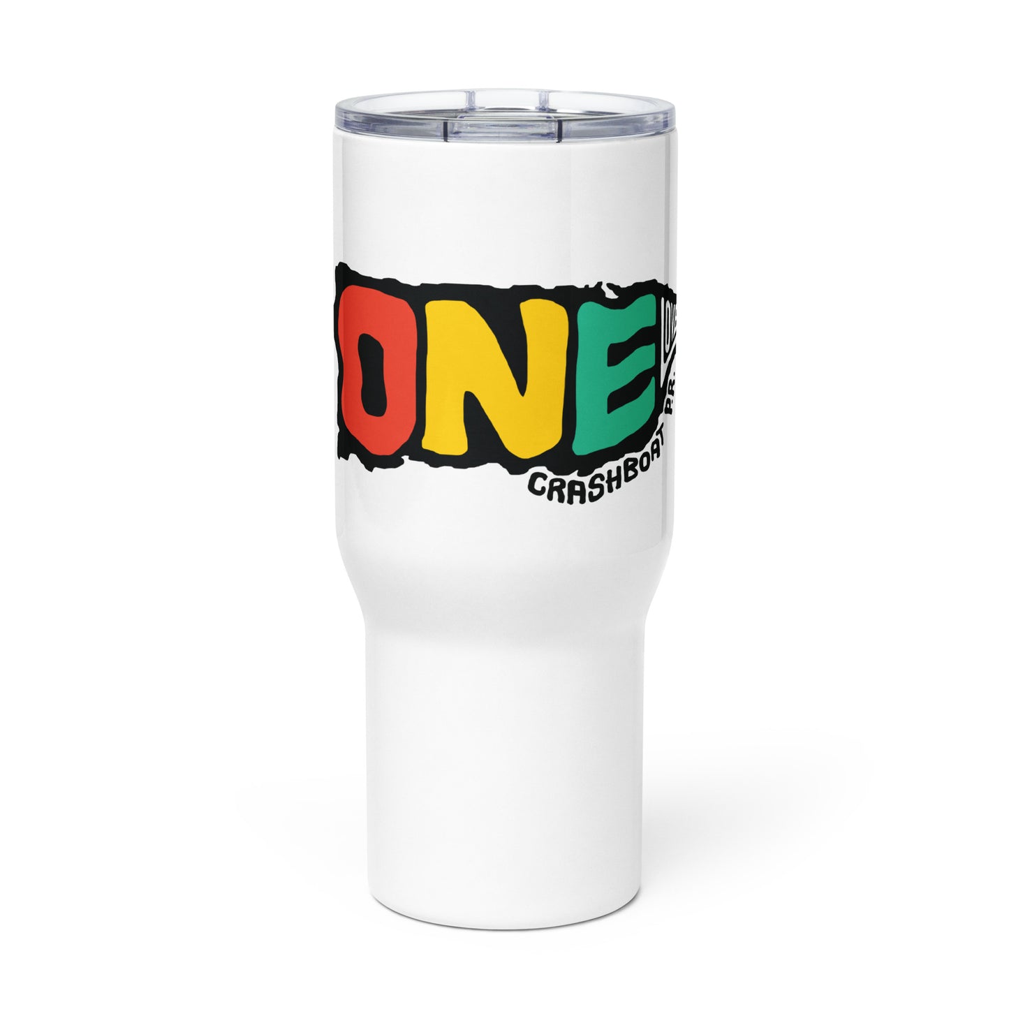 One Love Travel Mug with a Handle